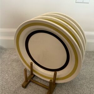 Set of 4 dinner plates made in Ireland